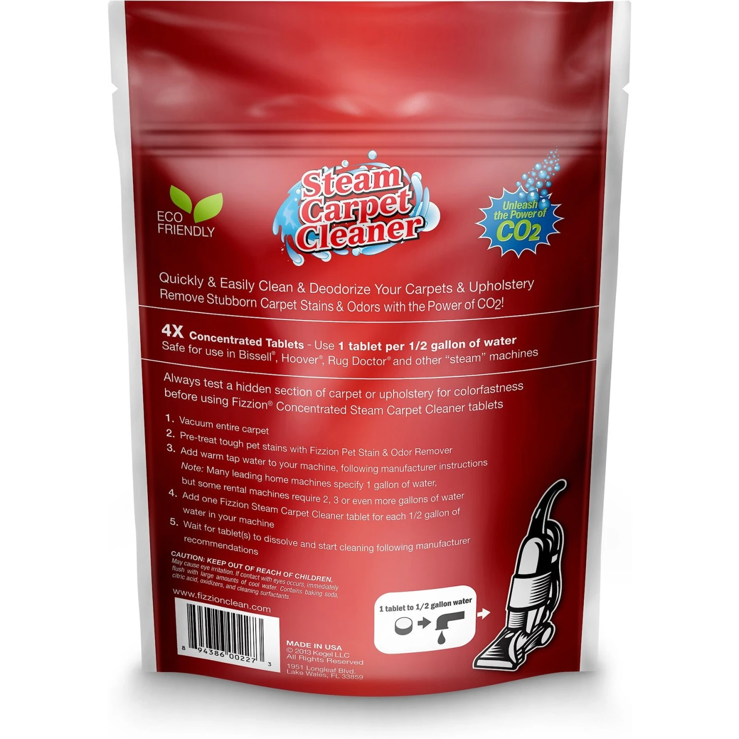 Fizzion Steam Carpet Cleaner Tablets, 20 Count 2 Fizzion Steam Carpet Cleaner Tablets, 20 Count - Image 2