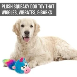 Hyper Pet Doggie Pal Unicorn Squeaky Interactive Plush Dog Toy -PetSafe Kong Shop 258938 PT5. AC SS1800 V1605910032