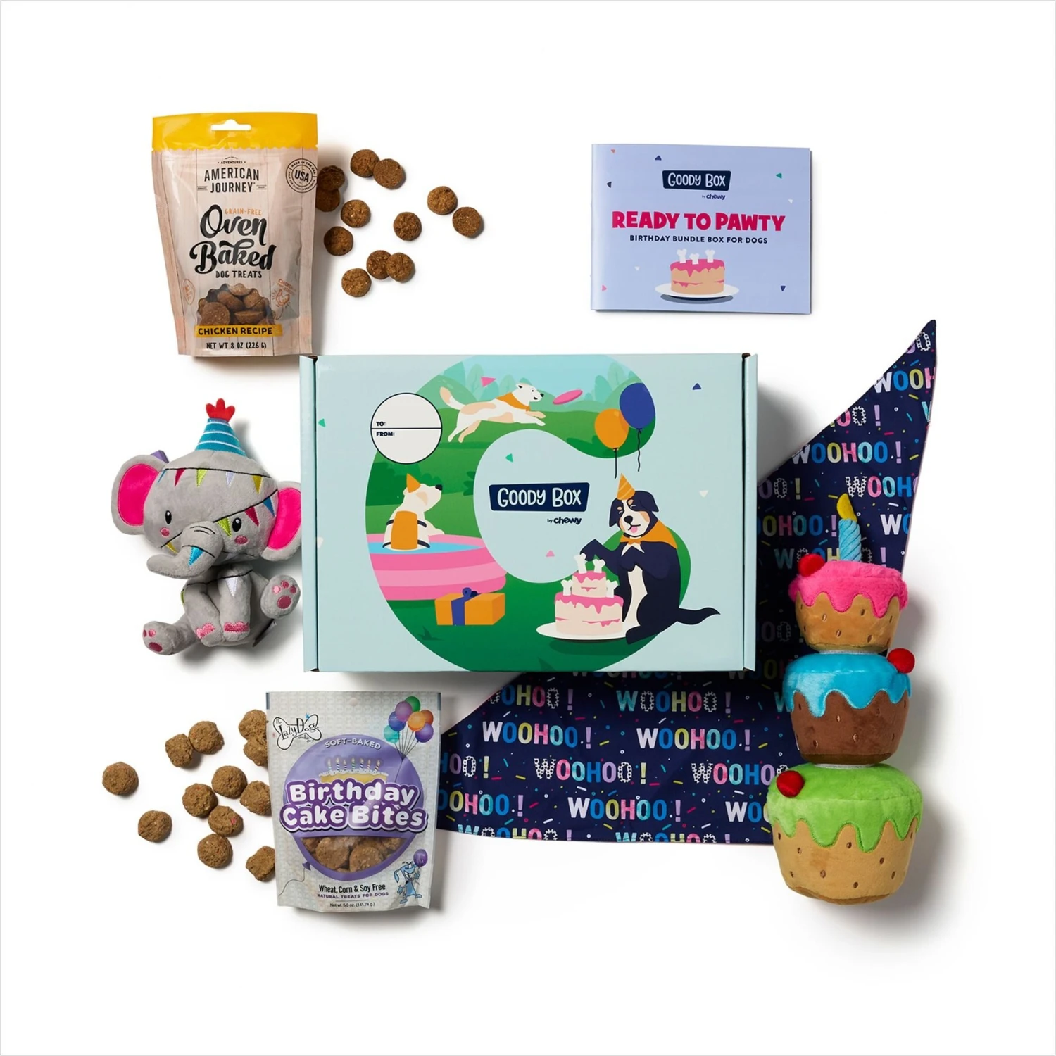 Goody Box Birthday Dog Toys & Treats 2 Goody Box Birthday Dog Toys & Treats - Image 2