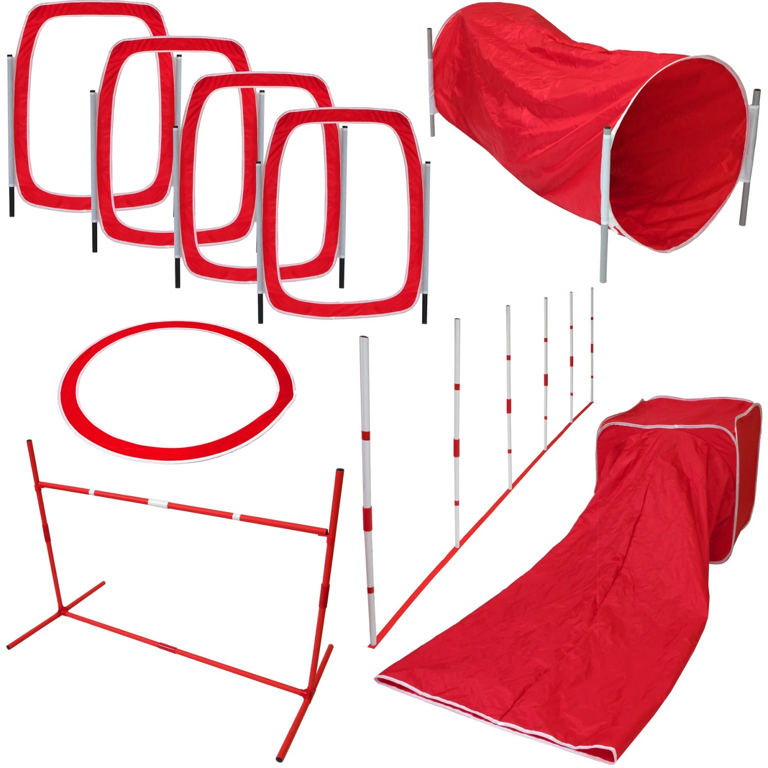 SP Dog 6 Piece Agility Kit 1 SP Dog 6 Piece Agility Kit