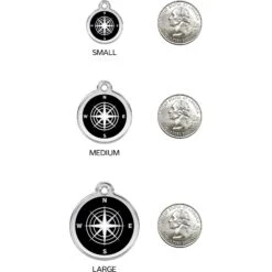 Red Dingo Compass Stainless Steel Personalized Dog & Cat ID Tag, Black 11 Red Dingo Compass Stainless Steel Personalized Dog & Cat ID Tag, Black -PetSafe Kong Shop 259913 PT8. AC SS1800 V1617691025