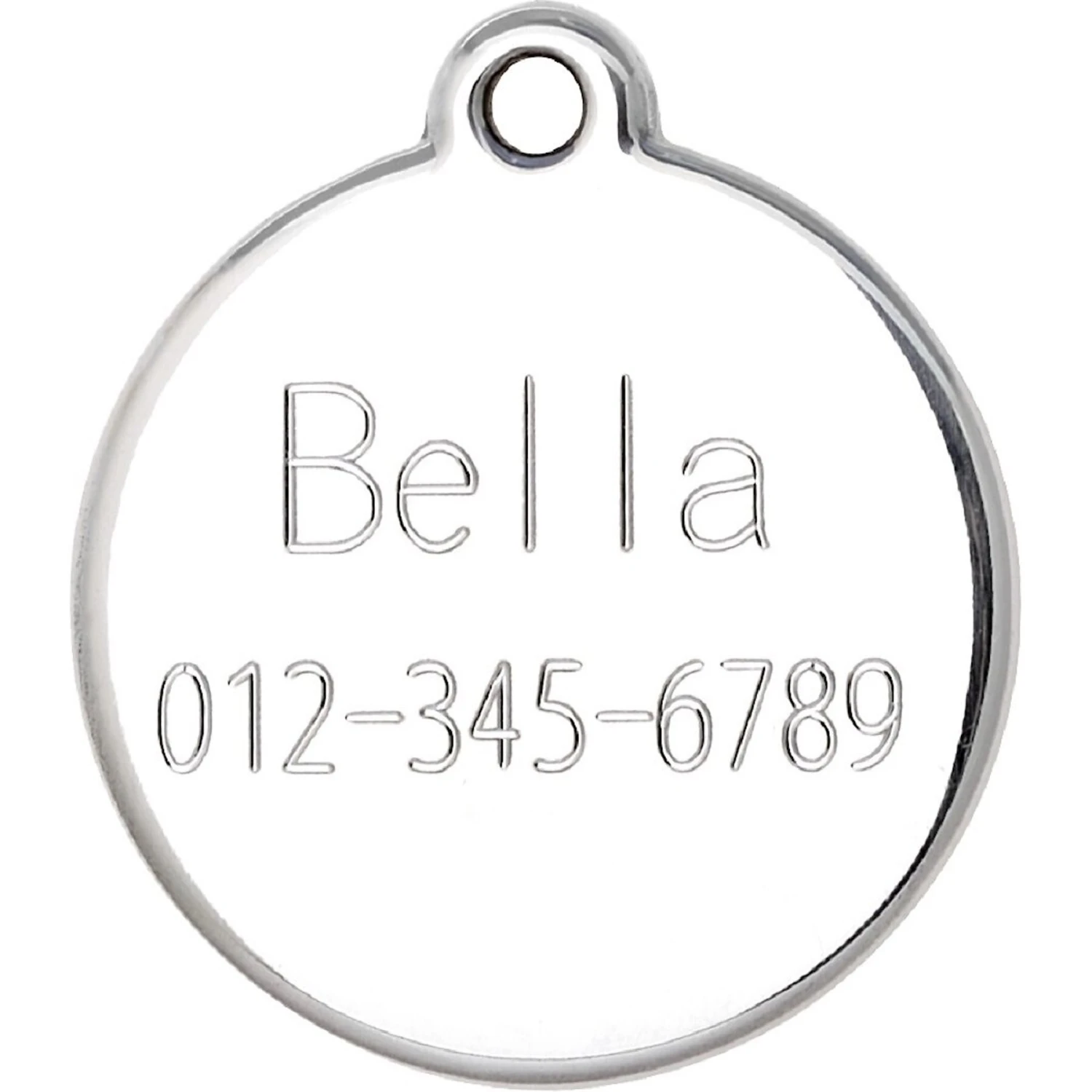 Red Dingo Daisy Stainless Steel Personalized Dog & Cat ID Tag 4 Red Dingo Daisy Stainless Steel Personalized Dog & Cat ID Tag - Image 4