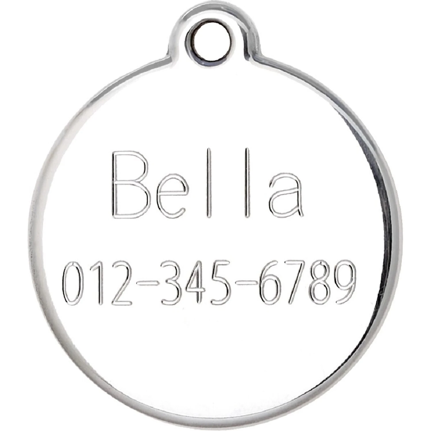 Red Dingo Devil Heart Stainless Steel Personalized Dog & Cat ID Tag 4 Red Dingo Devil Heart Stainless Steel Personalized Dog & Cat ID Tag - Image 4