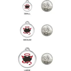 Red Dingo Devil Heart Stainless Steel Personalized Dog & Cat ID Tag 11 Red Dingo Devil Heart Stainless Steel Personalized Dog & Cat ID Tag -PetSafe Kong Shop 260070 PT8. AC SS1800 V1617685017