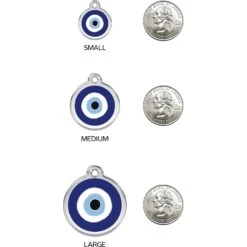 Red Dingo Evil Eye Stainless Steel Personalized Dog & Cat ID Tag 11 Red Dingo Evil Eye Stainless Steel Personalized Dog & Cat ID Tag -PetSafe Kong Shop 260074 PT8. AC SS1800 V1617697011