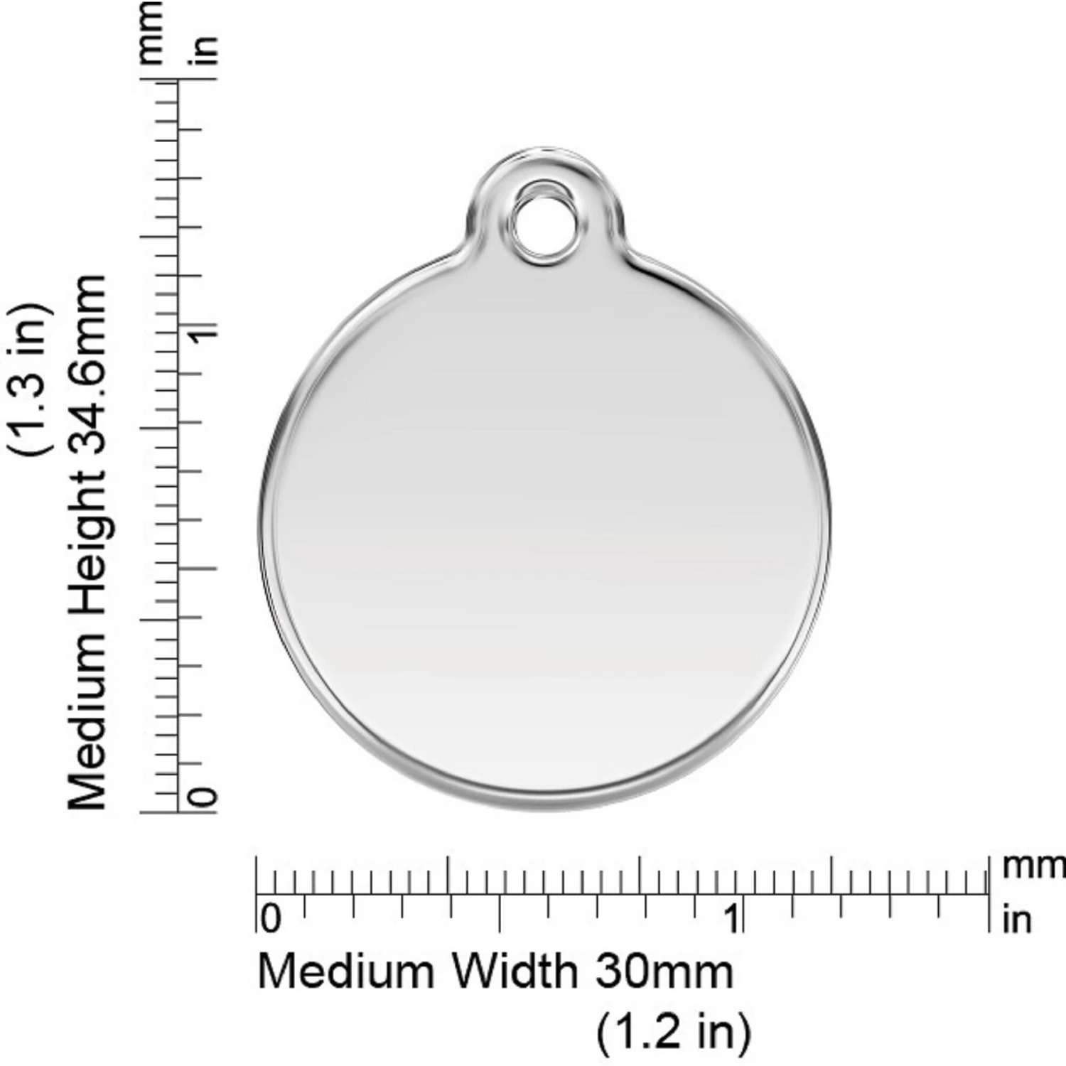 Red Dingo Bumble Bee Stainless Steel Personalized Dog & Cat ID Tag 3 Red Dingo Bumble Bee Stainless Steel Personalized Dog & Cat ID Tag - Image 3