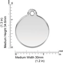 Red Dingo Heart Stainless Steel Personalized Dog & Cat ID Tag -PetSafe Kong Shop 260267 PT2. AC SS1800 V1610329952