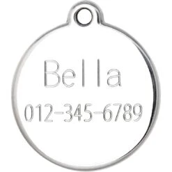 Red Dingo Monkey Stainless Steel Personalized Dog & Cat ID Tag -PetSafe Kong Shop 260309 PT5. AC SS1800 V1633980984