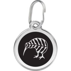 Red Dingo Kiwi Bird Stainless Steel Personalized Dog & Cat ID Tag