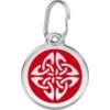 Red Dingo Tribal Arrows Stainless Steel Personalized Dog & Cat ID Tag