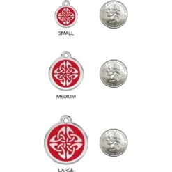 Red Dingo Tribal Arrows Stainless Steel Personalized Dog & Cat ID Tag -PetSafe Kong Shop 260571 PT8. AC SS1800 V1617686198