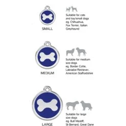 Red Dingo Lightning Bolt Stainless Steel Personalized Dog & Cat ID Tag -PetSafe Kong Shop 260734 PT6. AC SS1800 V1623973366