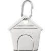 Red Dingo Dog House Personalized Silver Stainless Steel Dog ID Tag