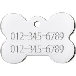 Red Dingo Bone Crystal Diamante Stainless Steel Personalized Dog ID Tag -PetSafe Kong Shop 260777 PT3. AC SS1800 V1610332673