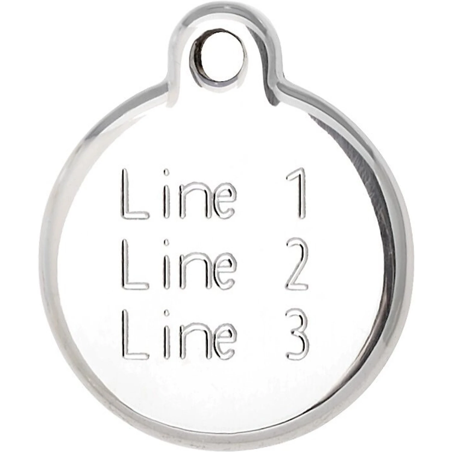 Red Dingo Glitter Dragonfly Stainless Steel Personalized Dog & Cat ID Tag, Pink 3 Red Dingo Glitter Dragonfly Stainless Steel Personalized Dog & Cat ID Tag, Pink - Image 3