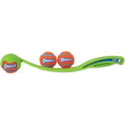 Chuckit! Sport 14S Launcher Tennis Ball Bundle Dog Toy, Small -PetSafe Kong Shop 261698 PT2. AC SS1800 V1610152044