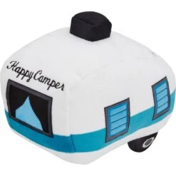 Frisco Road Trip Happy Camper Plush Squeaky Dog Toy -PetSafe Kong Shop 261991 PT2. AC SS1800 V1619791988