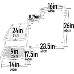 Pet Gear Easy Step Cat & Dog Stairs 6 Pet Gear Easy Step Cat & Dog Stairs -PetSafe Kong Shop 262065 PT2. AC SS1800 V1673373349