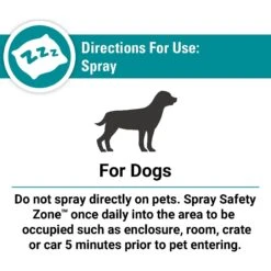 VetClassics Safety Zone Natural Herbal Calming Spray For Dogs, 8-oz -PetSafe Kong Shop 262760 PT7. AC SS1800 V1614357388
