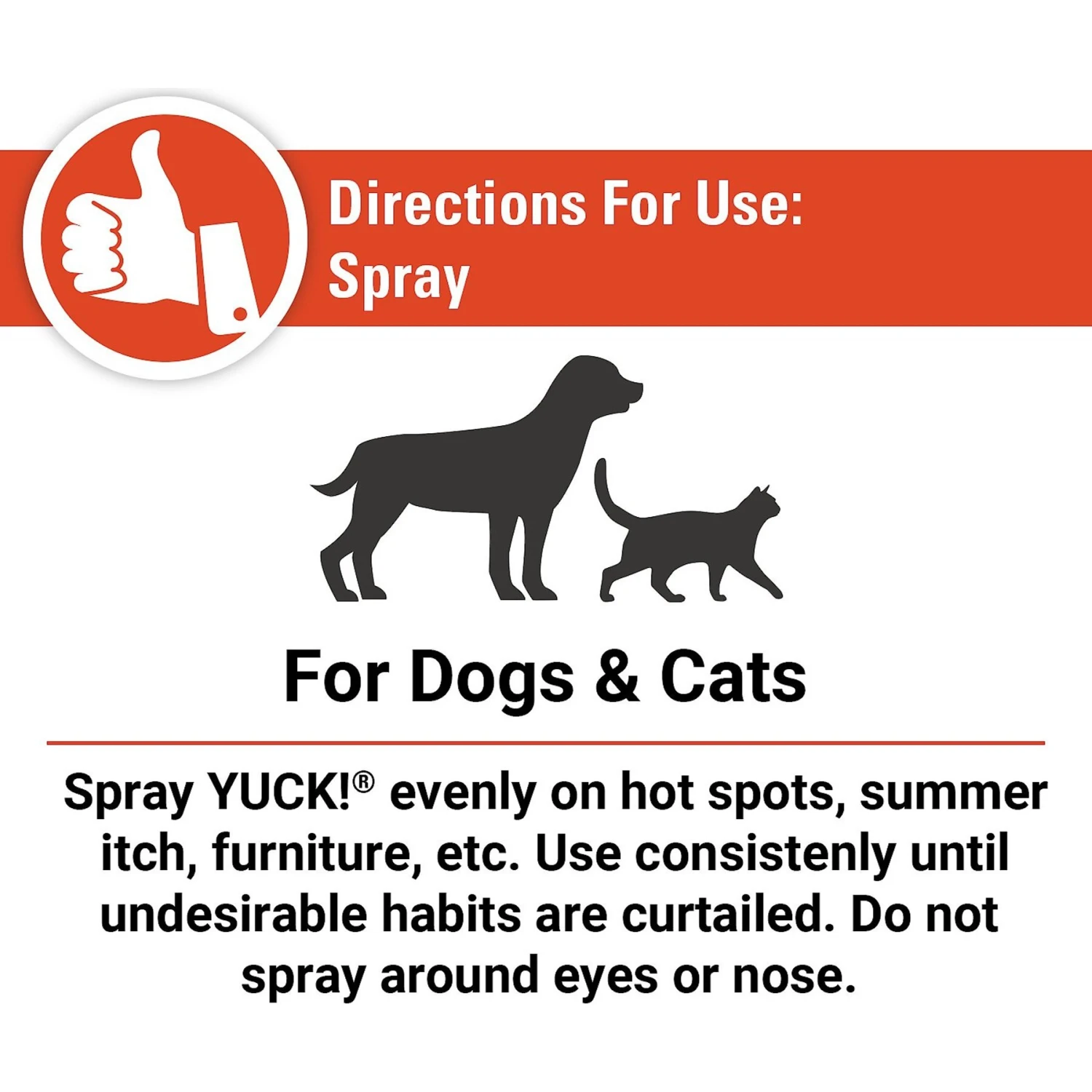 VetClassics YUCK! No Chew Dog & Cat Spray, 8-oz Bottle 8 VetClassics YUCK! No Chew Dog & Cat Spray, 8-oz Bottle - Image 8