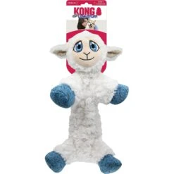 KONG Low Stuff Flopzie Lamb Squeaky Plush Dog Toy, Medium -PetSafe Kong Shop 262945 PT3. AC SS1800 V1611091192