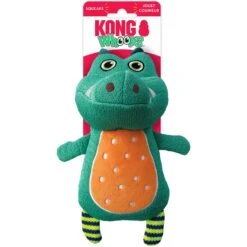 KONG Whoopz Gator Squeaky Plush Dog Toy -PetSafe Kong Shop 262983 PT3. AC SS1800 V1611090864