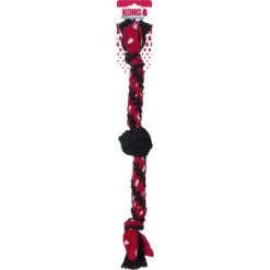 KONG Signature Dual Knot & Ball Tug Rope Dog Toy -PetSafe Kong Shop 262994 PT3. AC SS1800 V1631783105
