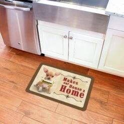 Bungalow Flooring Makes Our House A Home Chihuahua Personalized Floor Mat -PetSafe Kong Shop 263768 PT4. AC SS1800 V1615504924
