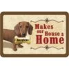 Bungalow Flooring Makes Our House A Home Dachshund Personalized Floor Mat