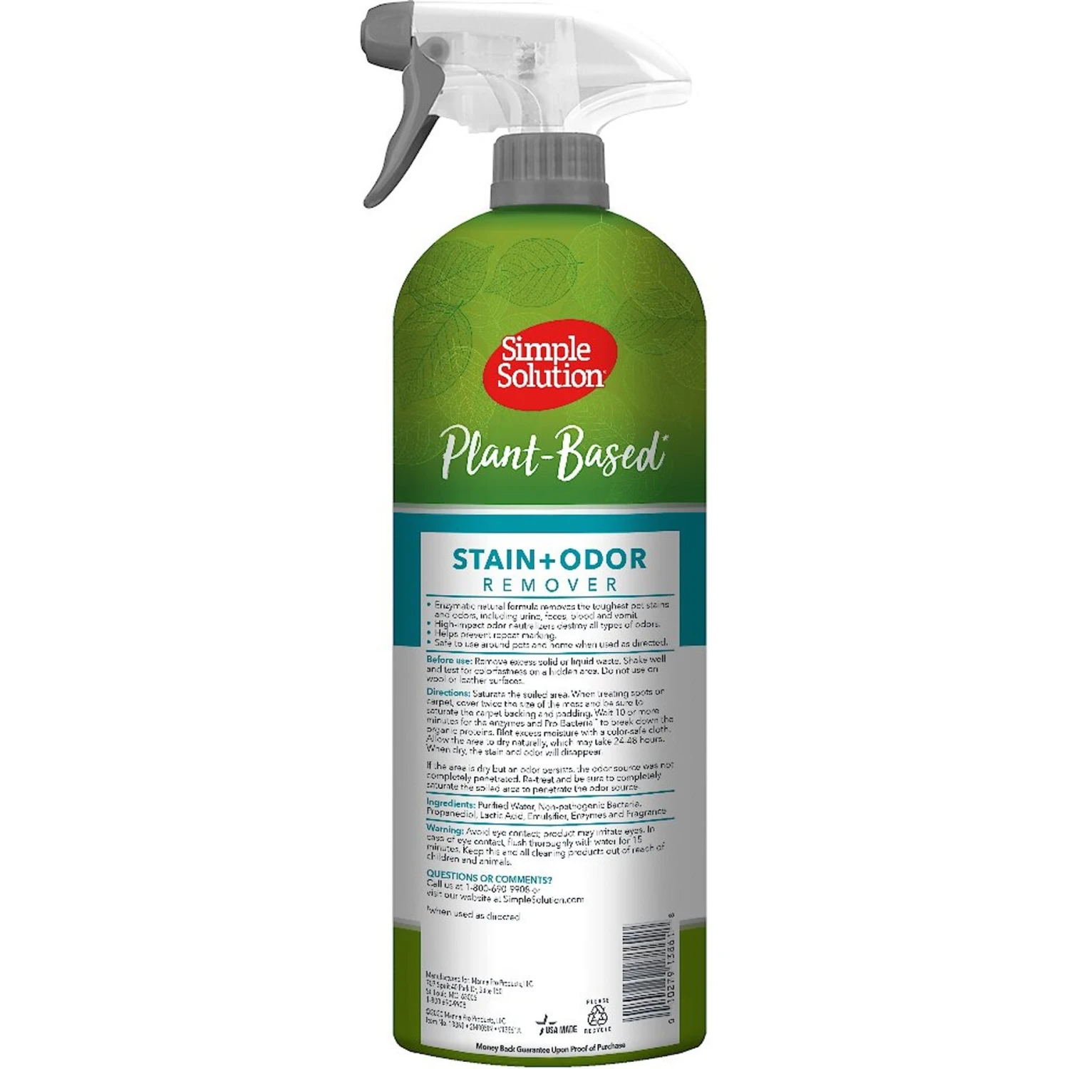 Simple Solution Plant-Based Stain & Odor Remover, 32-oz Bottle 2 Simple Solution Plant-Based Stain & Odor Remover, 32-oz Bottle - Image 2