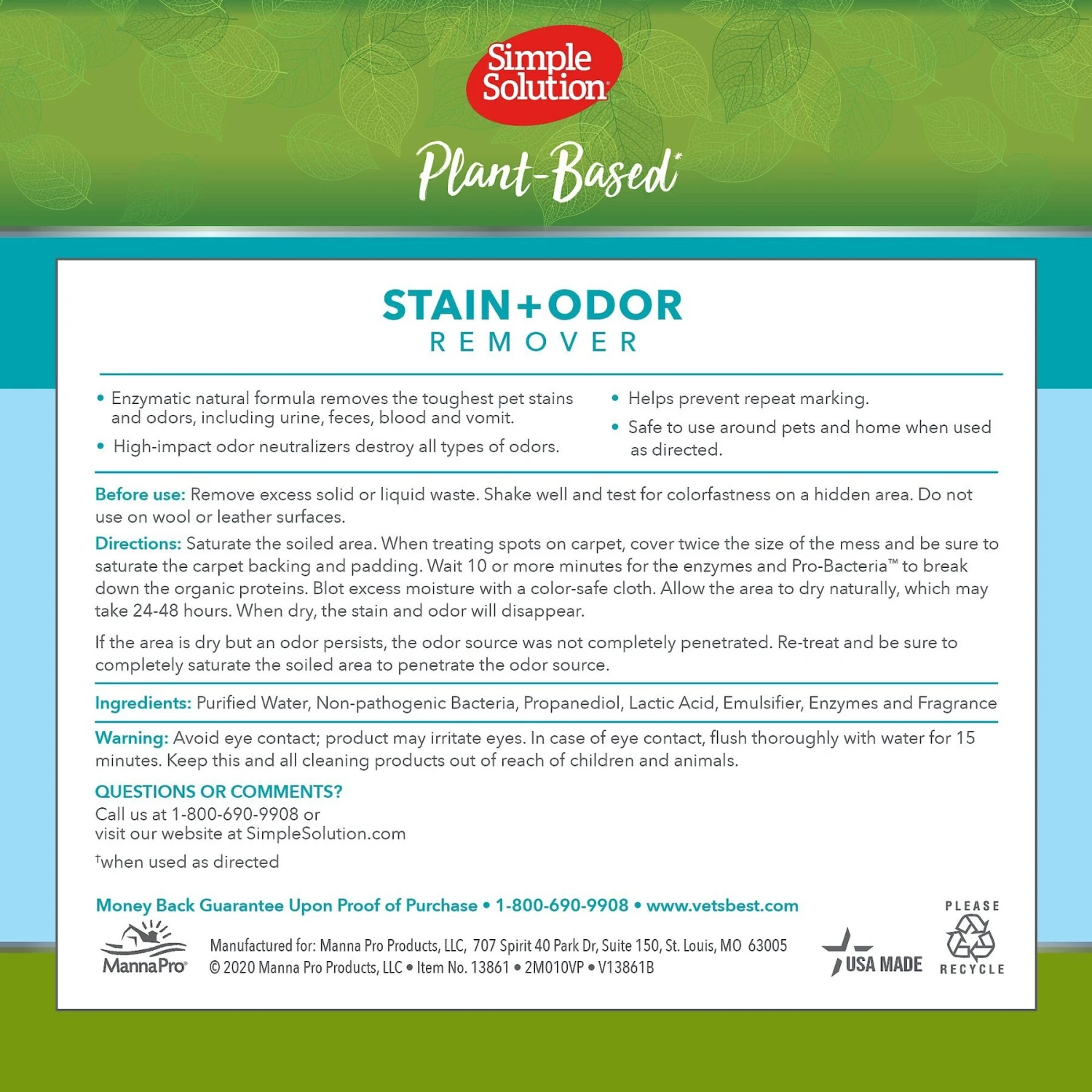 Simple Solution Plant-Based Stain & Odor Remover, 32-oz Bottle 6 Simple Solution Plant-Based Stain & Odor Remover, 32-oz Bottle - Image 6