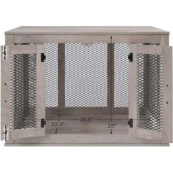 Unipaws Furniture Style Dog Crate, Weathered Gray -PetSafe Kong Shop 264632 PT2. AC SS1800 V1638228092
