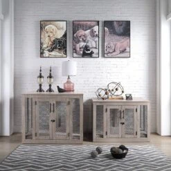 Unipaws Furniture Style Dog Crate, Weathered Gray -PetSafe Kong Shop 264632 PT3. AC SS1800 V1638229926