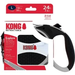 KONG Retractable Explore Reflective Retractable Dog Leash -PetSafe Kong Shop 264957 PT8. AC SS1800 V1610822522