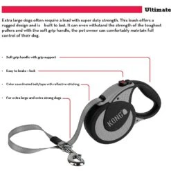 KONG Retractable Ultimate Reflective Retractable Dog Leash -PetSafe Kong Shop 264964 PT4. AC SS1800 V1610821754