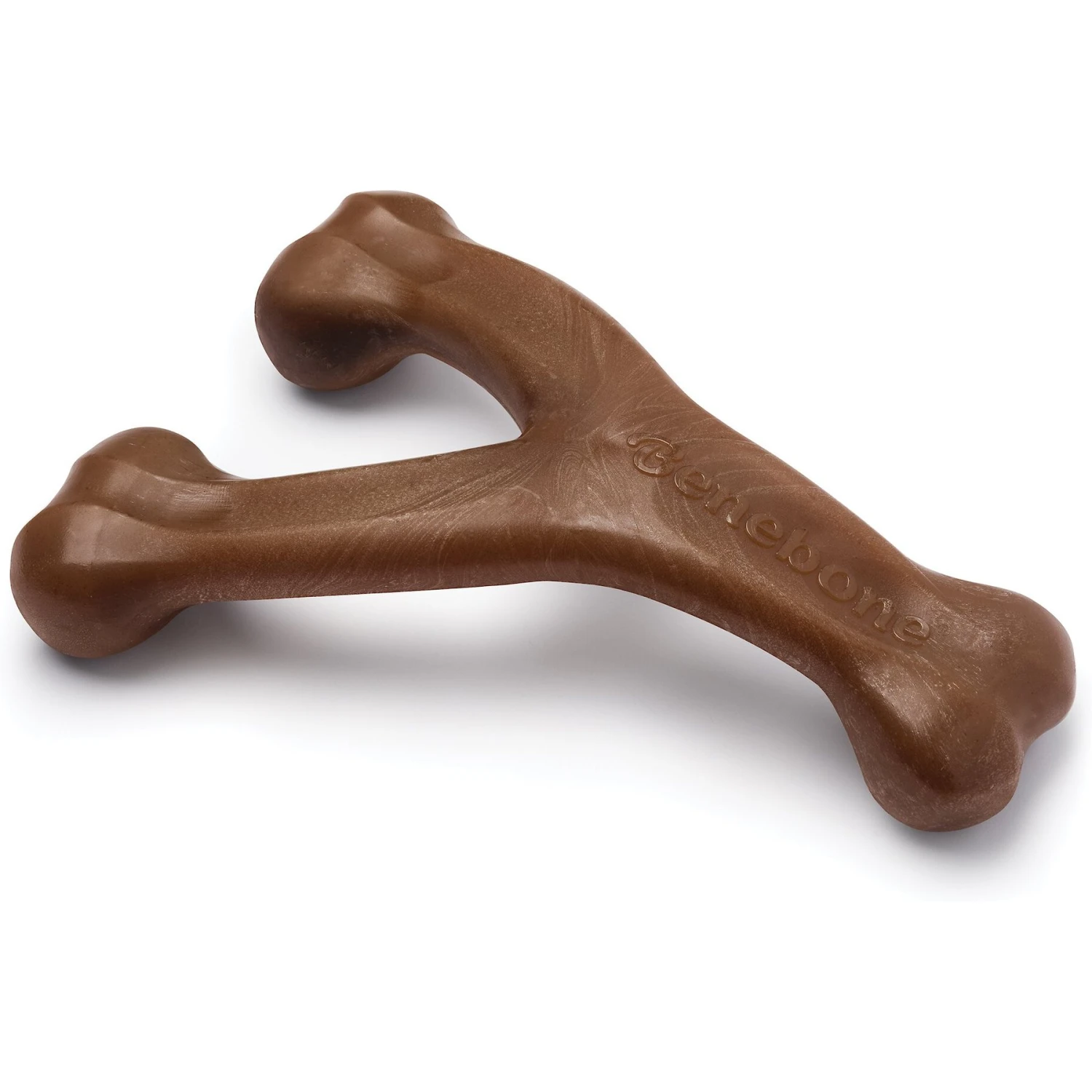 Benebone Wishbone Peanut Butter Flavor Chew Dog Toy 1 Benebone Wishbone Peanut Butter Flavor Chew Dog Toy