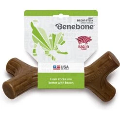 Benebone Bacon Stick Chew Dog Toy -PetSafe Kong Shop 265108 PT2. AC SS1800 V1612394817