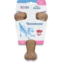 Benebone Wishbone Bacon Flavor Chew Puppy Toy -PetSafe Kong Shop 265110 PT2. AC SS1800 V1612393576