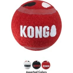 KONG Signature Sport Balls Dog Toy, Red -PetSafe Kong Shop 265138 PT4. AC SS1800 V1631779965