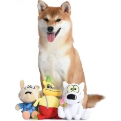 Fetch For Pets Nickelodeon Rocko's Modern Life: Rocko, Spunky, Heffer Squeaky Plush Dog Toys, 3 Count -PetSafe Kong Shop 265283 PT3. AC SS1800 V1611091646