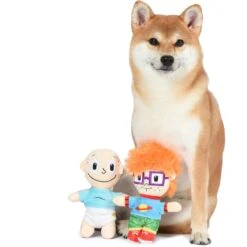 Fetch For Pets Nickelodeon Rugrats Chuckie & Tommy Squeaky Plush Dog Toys, 2 Count -PetSafe Kong Shop 265287 PT3. AC SS1800 V1611091660