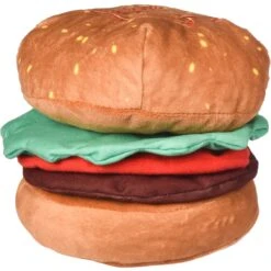 Fetch For Pets SpongeBob Krabby Patty Squeaky Plush Dog Toy