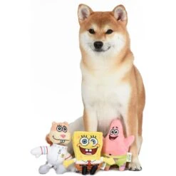 Fetch For Pets Patrick, SpongeBob & Sandy Squeaky Plush Dog Toys, 3 Count -PetSafe Kong Shop 265313 PT3. AC SS1800 V1611091718