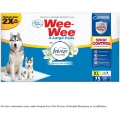 Four Paws Wee-Wee Odor Control X-Large Dog Pads With Febreze Freshness