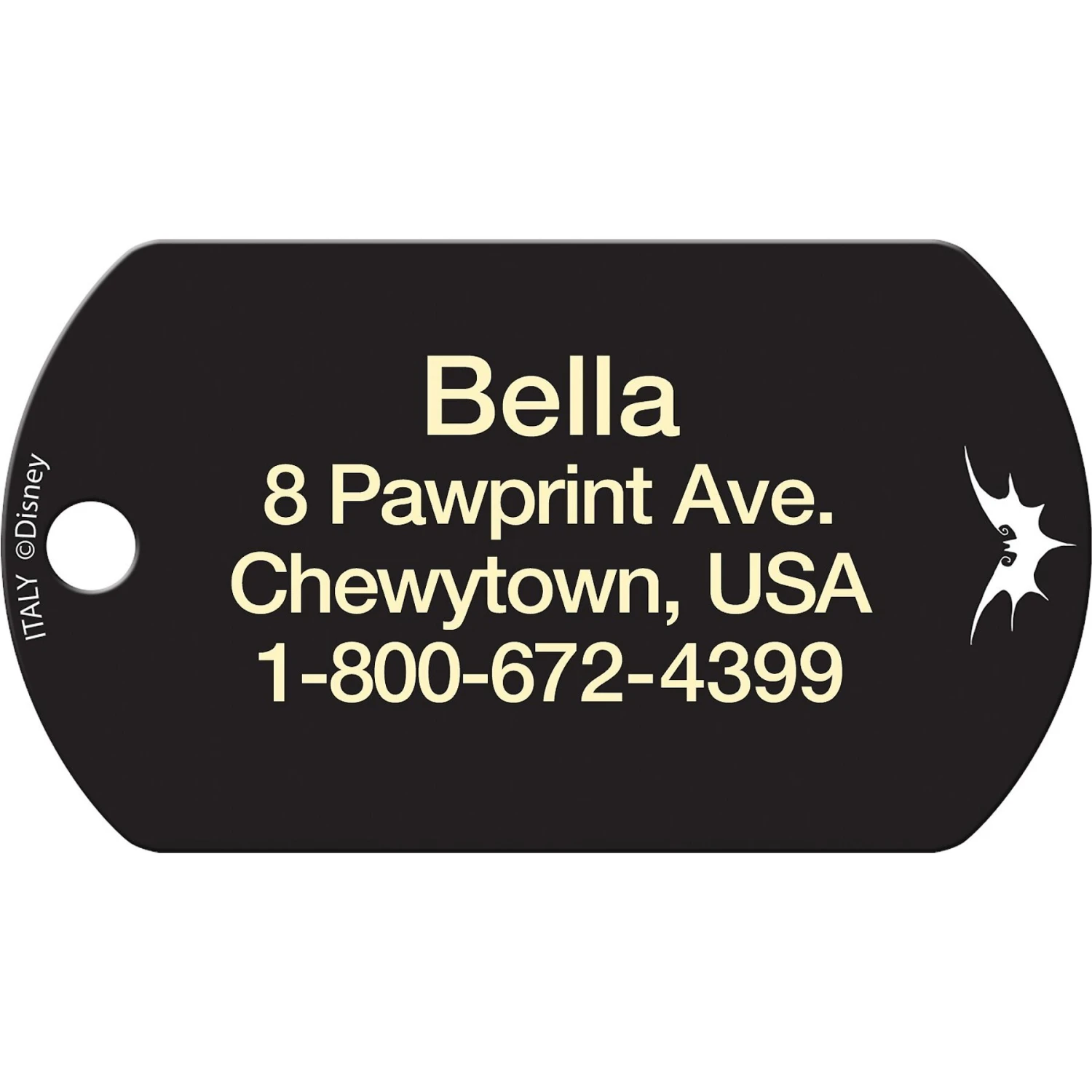 Quick-Tag Disney Skellington Military Personalized Dog & Cat ID Tag 3 Quick-Tag Disney Skellington Military Personalized Dog & Cat ID Tag - Image 3