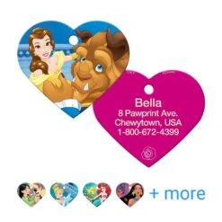 Quick-Tag Disney Heart Personalized Dog & Cat ID Tag