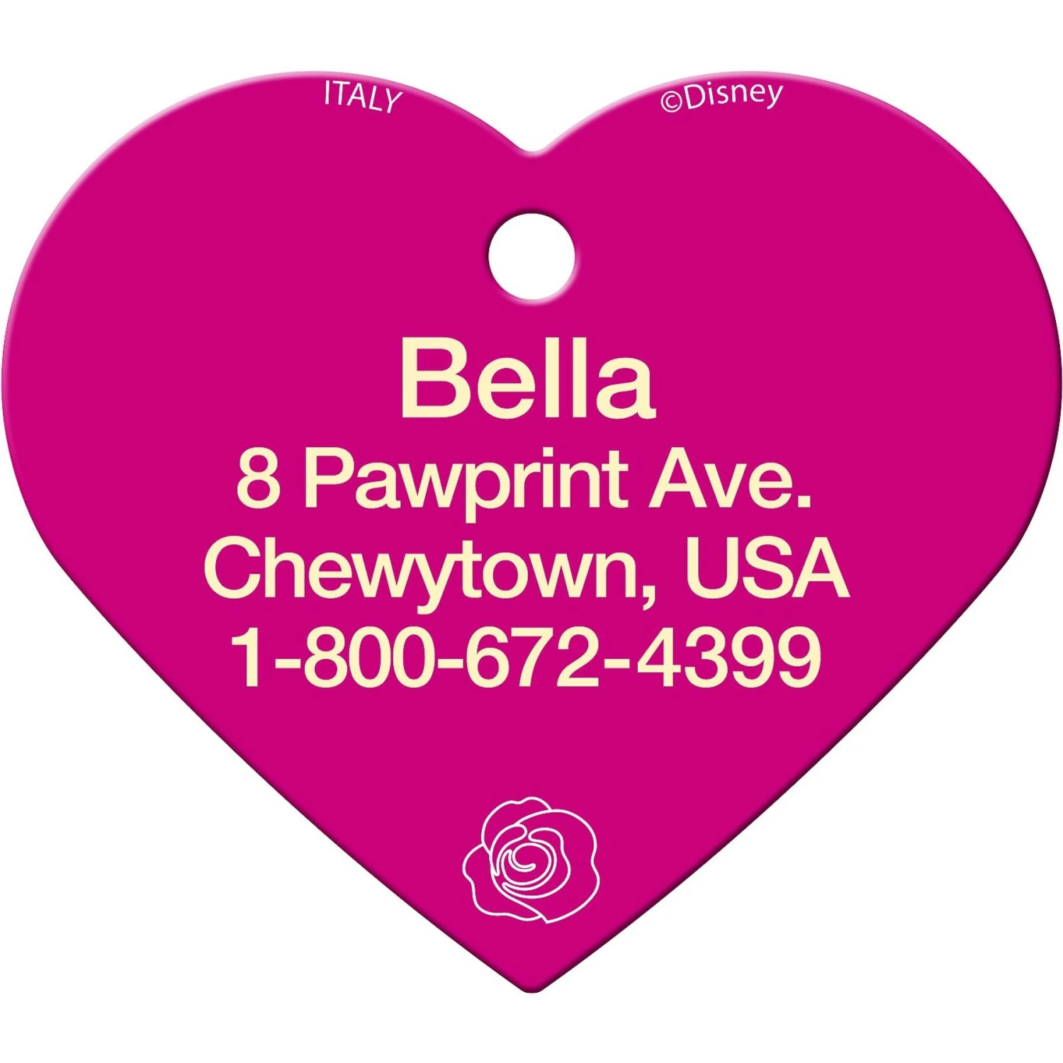 Quick-Tag Disney Heart Personalized Dog & Cat ID Tag 3 Quick-Tag Disney Heart Personalized Dog & Cat ID Tag - Image 3
