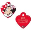 Quick-Tag Disney's Minnie Mouse Heart Personalized Dog & Cat ID Tag