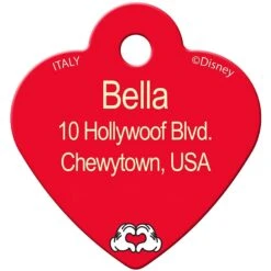 Quick-Tag Disney's Minnie Mouse Heart Personalized Dog & Cat ID Tag -PetSafe Kong Shop 266399 PT2. AC SS1800 V1615245550