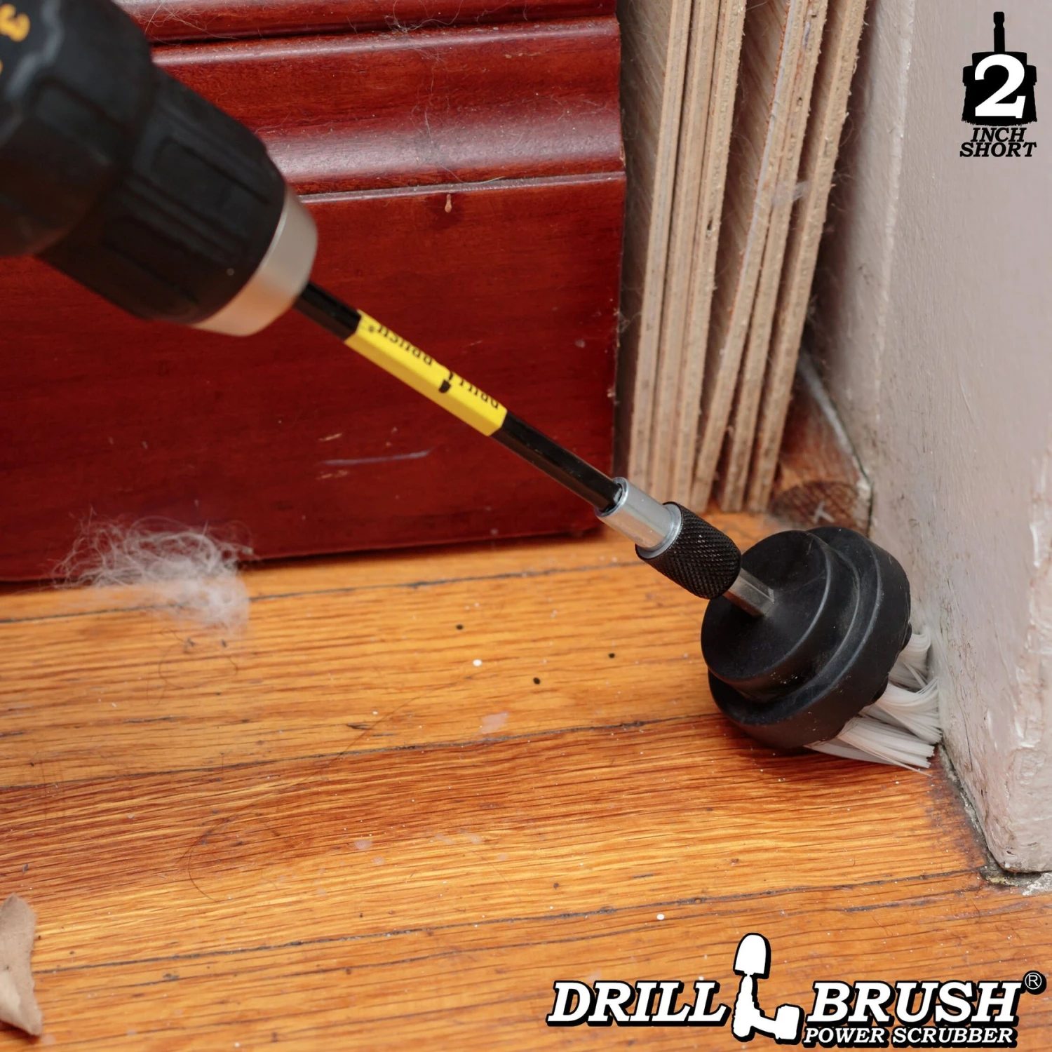 Drillbrush Power Scrubber 3-Piece Pet Hair Remover Brush Kit & Long Reach Extension, Soft Bristle Drill Brush 7 Drillbrush Power Scrubber 3-Piece Pet Hair Remover Brush Kit & Long Reach Extension, Soft Bristle Drill Brush - Image 7